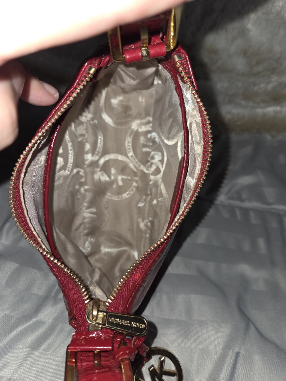 Michael Kors Patent Leather Mini Handbag - Picture 8 of 11